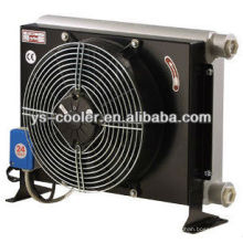 12v / 24v DC aluminum fin type oil cooler with fan for concrete pump